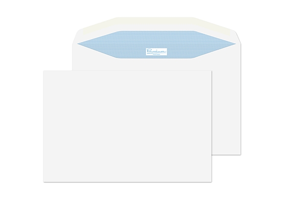 C5 White Envelope - Gummed - Wallet - 90gsm